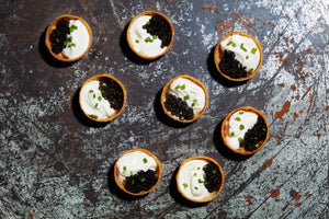 Caviar and Creme Fraiche Tartlets