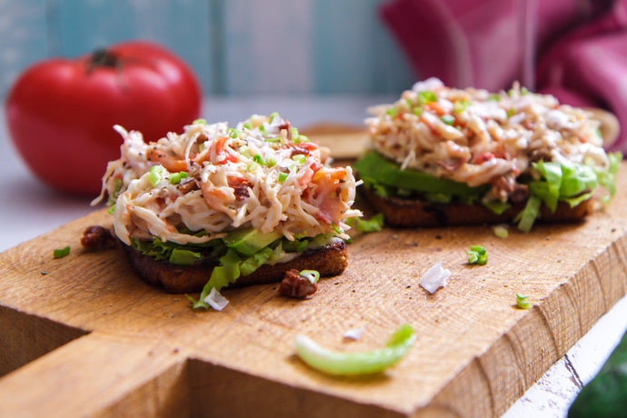 Japanese Cherry Blossom Crawfish Salad