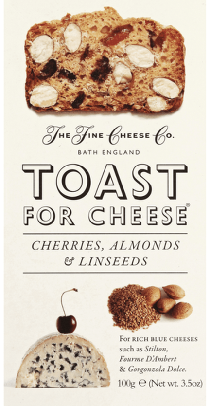 The Fine Cheese Toast for Cheese, Cherries, Almonds & Linseeds 3.5 oz
