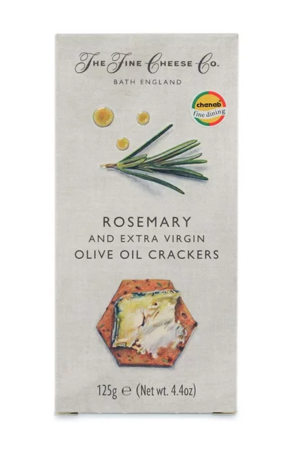 The Fine Cheese Crackers With Rosemary And Extra Virgin Olive Oil, 125 Gms