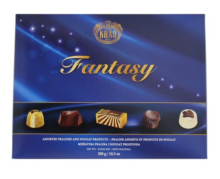 KRAS Fantazija Boxed Chocolates 300g box