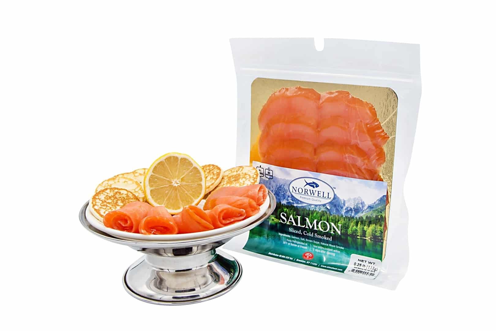 Premium Norwegian Smoked Salmon 4 oz (113g)