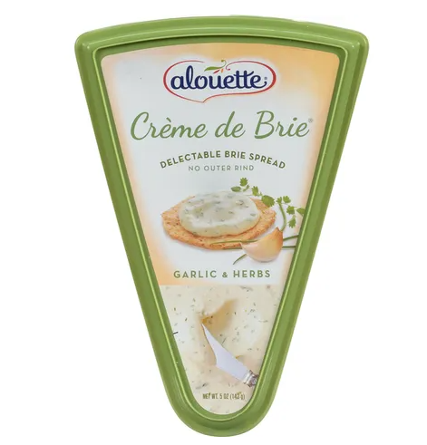 Alouette Brie Spread, Delectable, Garlic & Herbs 5 oz