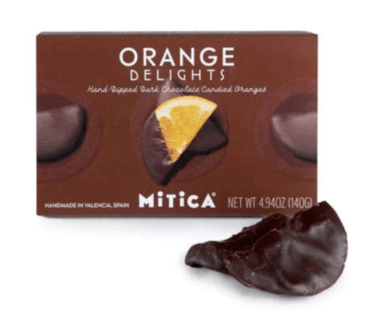 Mitica Orange Delights Chocolate Dipped Candied Oranges - 4.9 oz