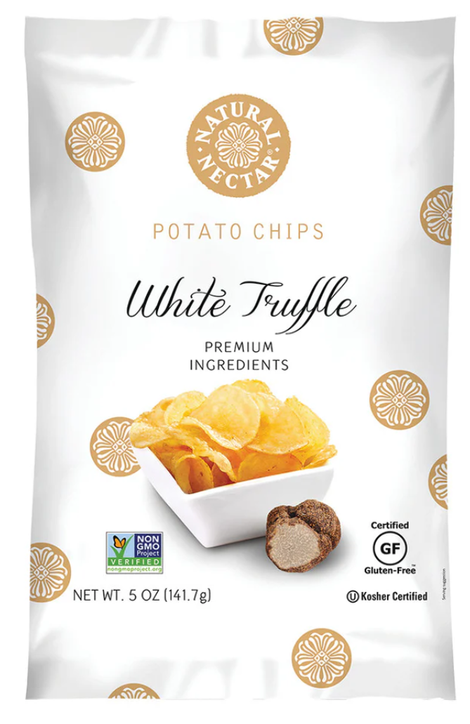 Nat Nectar White Truffle Potato Chips 5 Oz Pouch