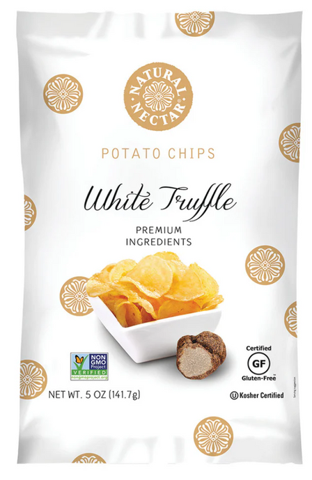 Nat Nectar White Truffle Potato Chips 5 Oz Pouch