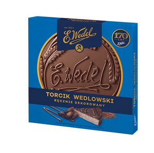 TORCIK WEDLOWSKI – HAND DECORATED WAFER IN DARK CHOCOLATE